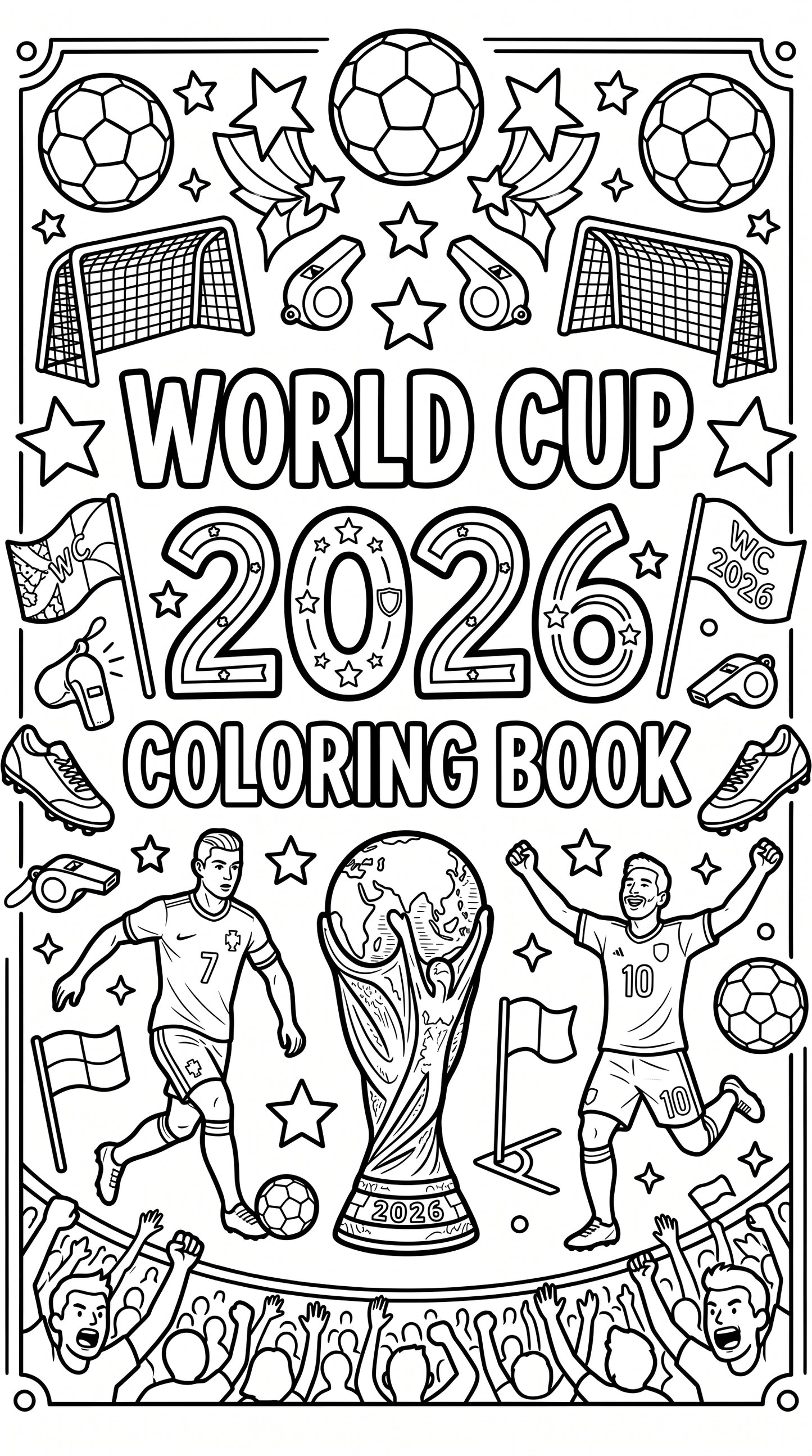 2026 World Cup Coloring Book