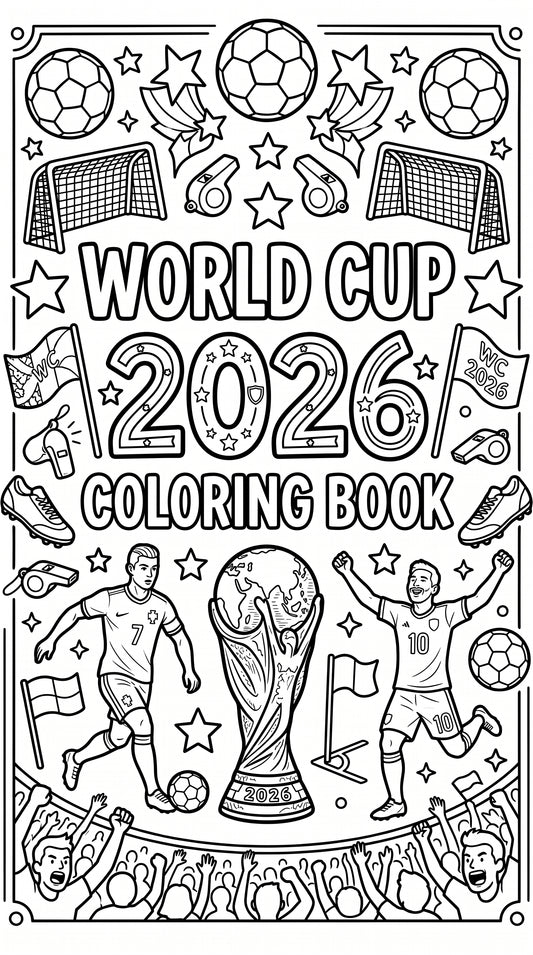 2026 World Cup Coloring Book